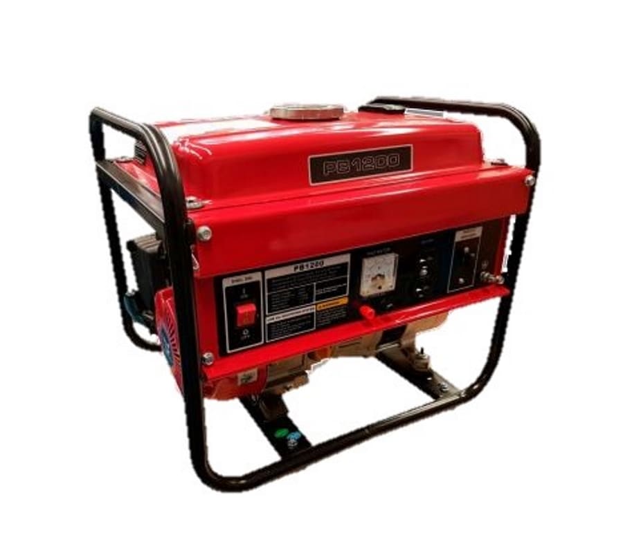[E0944] Planta Electrica 1Kva Gasolina Motor Hi Energy 2.5Hp Arranque Retractil Barnes Pb1200