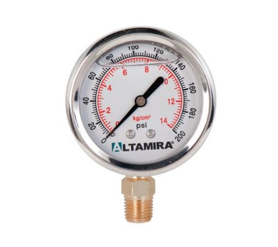 [mano-200GBM] Manometro 0-200 Glicerina Mano-200GBM