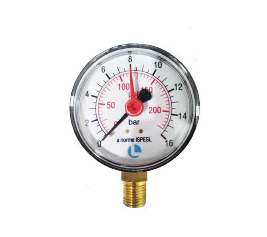 [012m200c] Manometro Seco 0-200 Luise 012M200C 