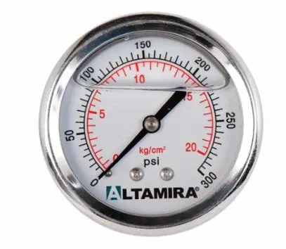 Manometro 0-300 Glicerina Altamira  