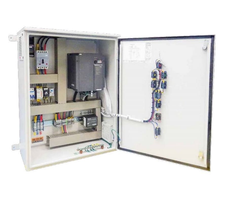 Tablero Con Variador De Velocidad 1 Bomba 5Hp 3F 220V Mitsubishi      Atx1B52Vfp