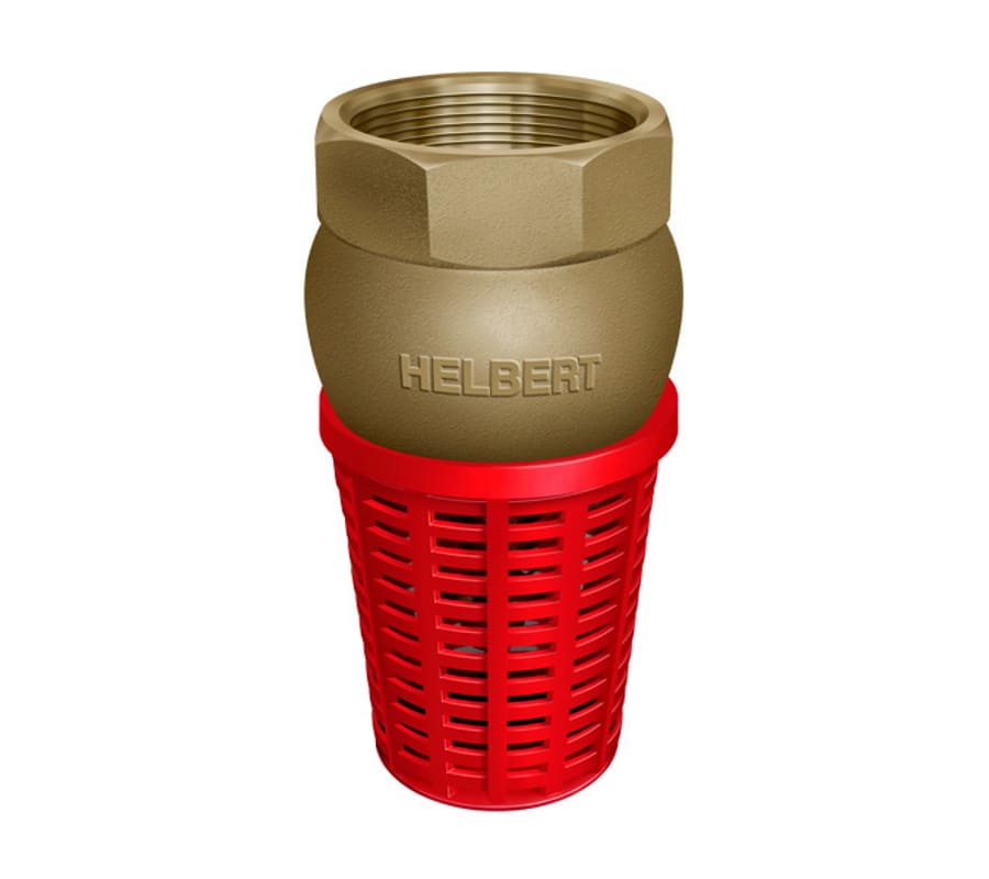 Valvula de Pie 1" Canastilla Plastica Helbert Havp025 