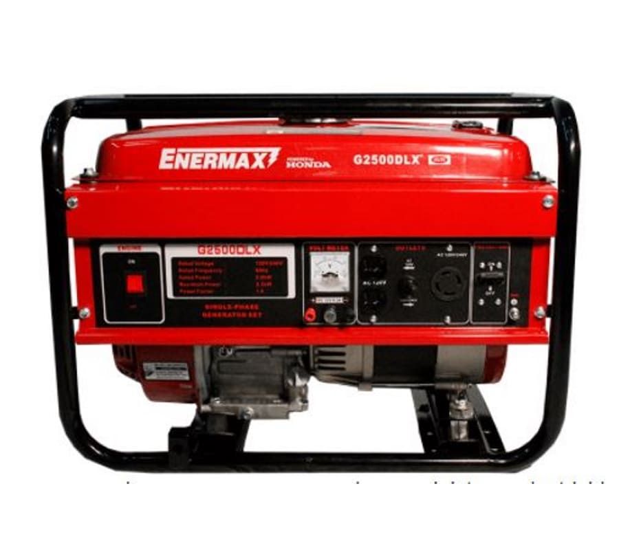 [G2500DLX-D] Planta Electrica Enermax 2.5Kva Gasolina Motor Honda 5.5 Hp G2500DLX-D