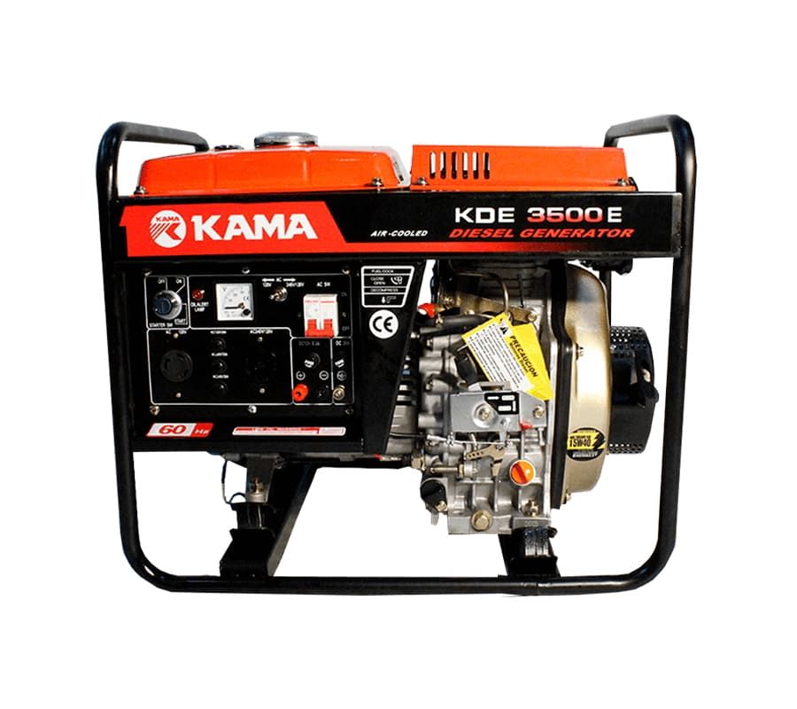 KDE3500E / Planta Electrica a Diesel  2.9Kva Enermax Motor Kama 6 Hp
