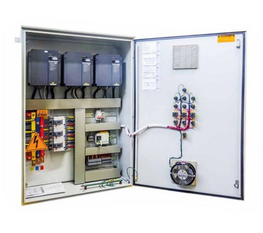 [ATX3B52VFP]  Tablero Control con Variador 3 Bombas 5Hp 3F 220V  Mitsubishi botones      ATX3B52VFP 