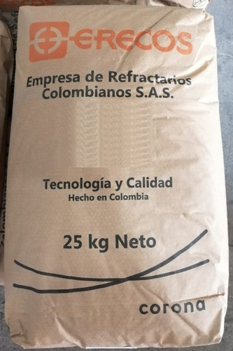 [6000820] Concreto Refractario 1300 Grados Concrax 1300 Erecos 6000820   25Kl