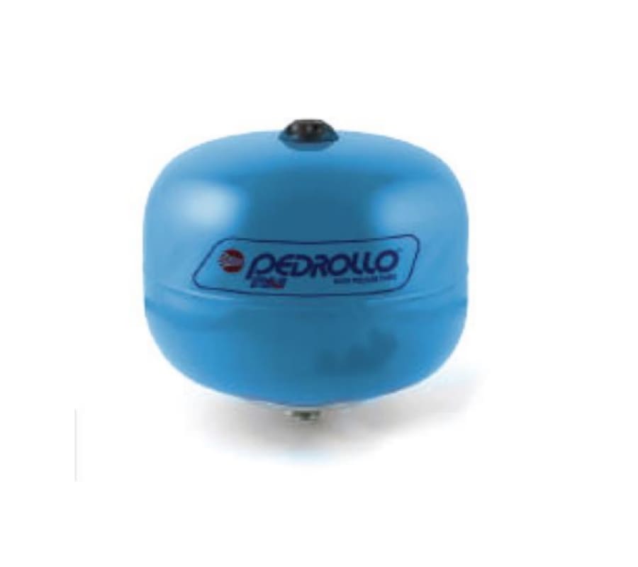 Tanque Hidroneumatico Membrana Precargado 24Lts Esferico Pedrollo 24Sf