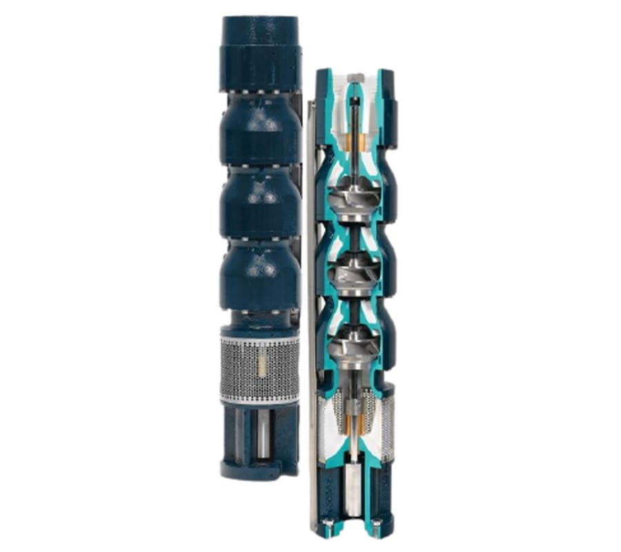 Bomba Lapicero 6" 325GPM 25HP 6Et. Franklin 325STS25D6A-0664                    