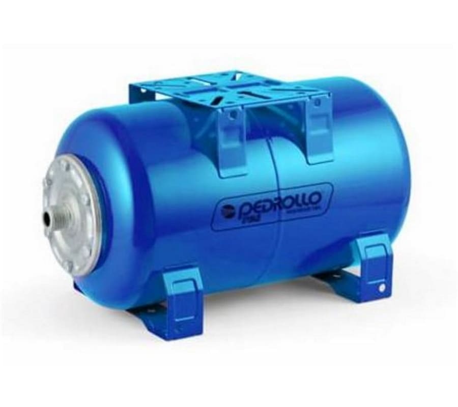 Tanque  Membrana Precargado 60Lts Horizontal Pedrollo Oc60