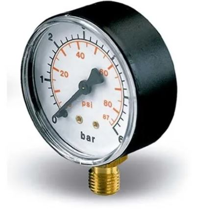 Manometro Seco 0-90Psi Pedrollo MR 6 36954