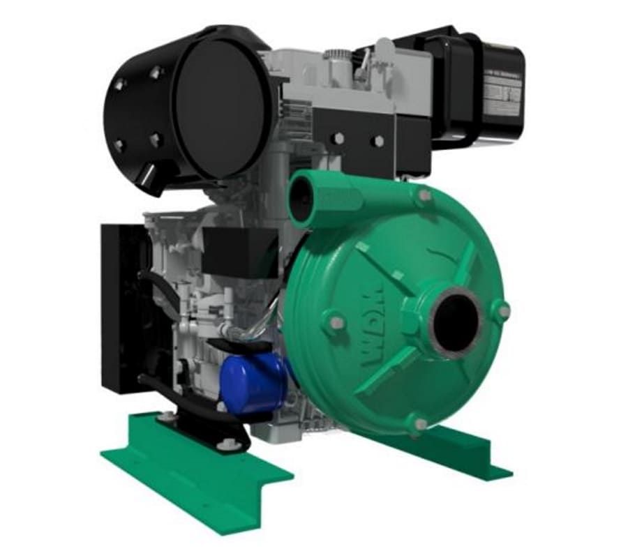 Motobomba Centrifuga 22Hp Diesel 2X1.5" Barnes Gd 1.5D 220-Hf-E