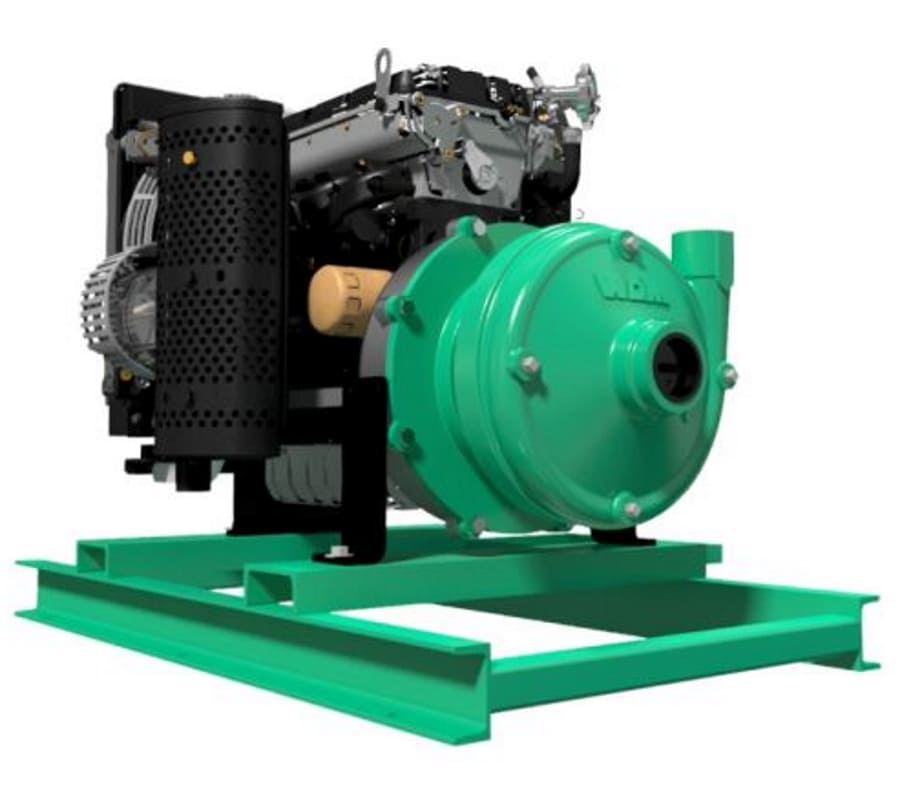 Motobomba Centrifuga 33Hp Diesel 2X1.5" Barnes Gd 1.5D 330-Ld