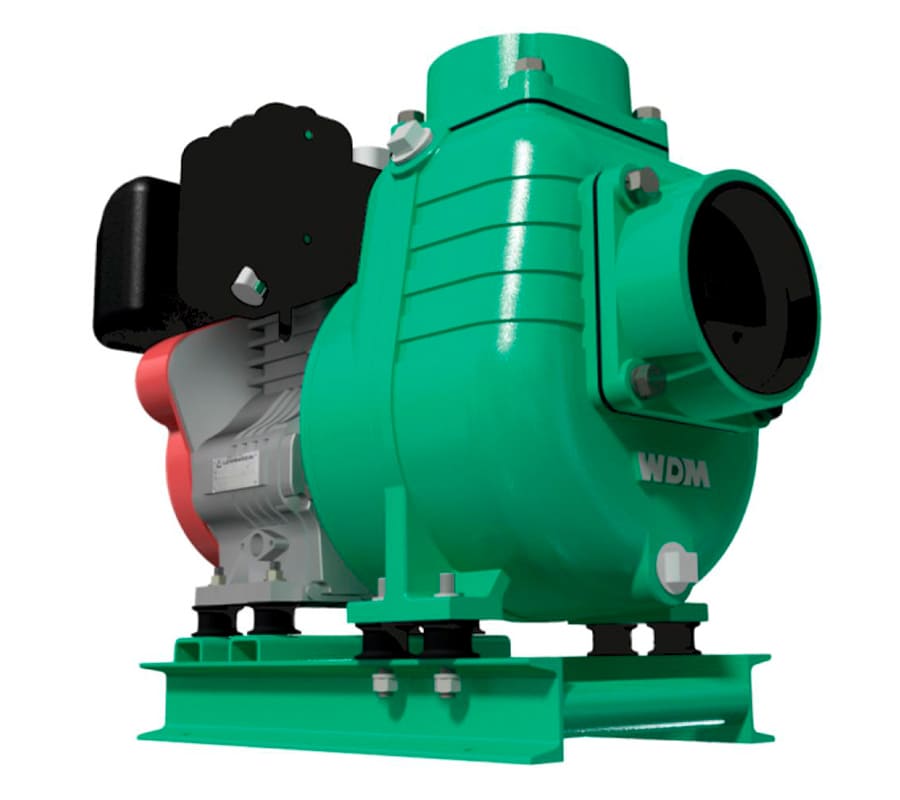 [1D0555] Motobomba Autocebante 11Hp Diesel 6x6" Barnes Ad 6 110 Lombardini  1D0555