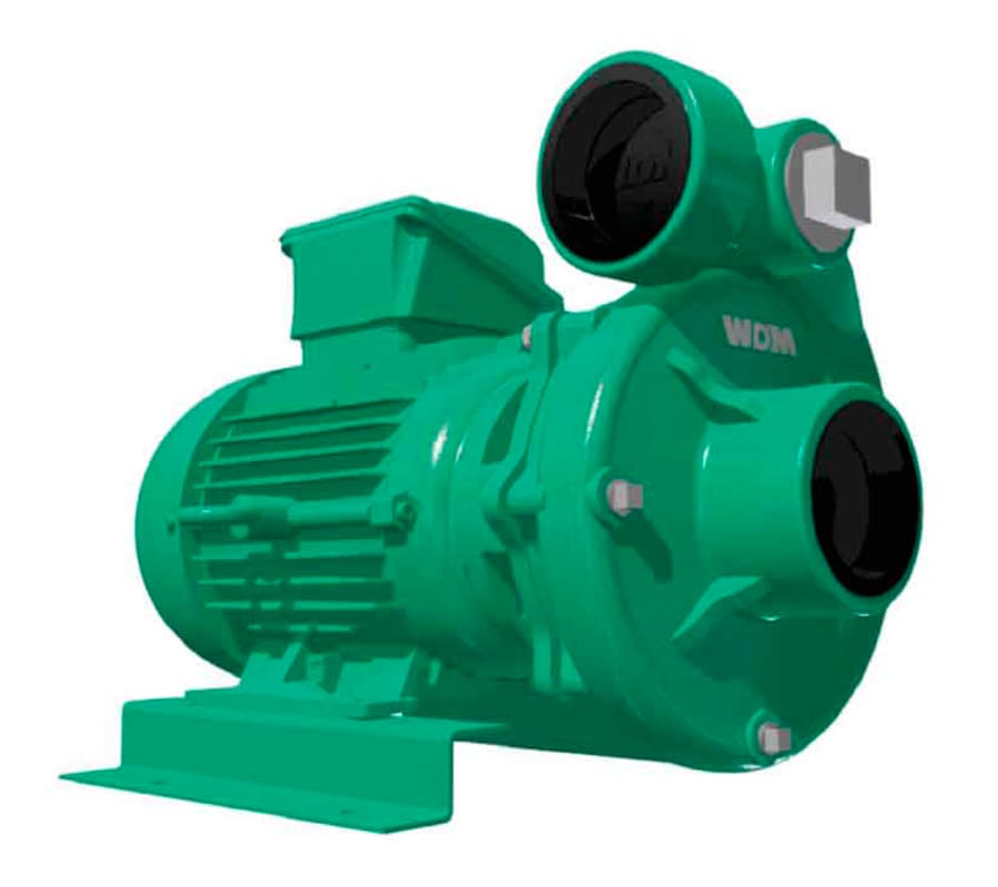 [1E0553] Motobomba Centrifuga 7.5Hp 220 440V 3F 3X3" Barnes He 3 75