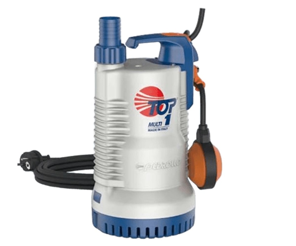 [1-10-177] Motobomba Sumergible 0.5Hp 110V 1F 1.25" Pedrollo TOP MULTI 1