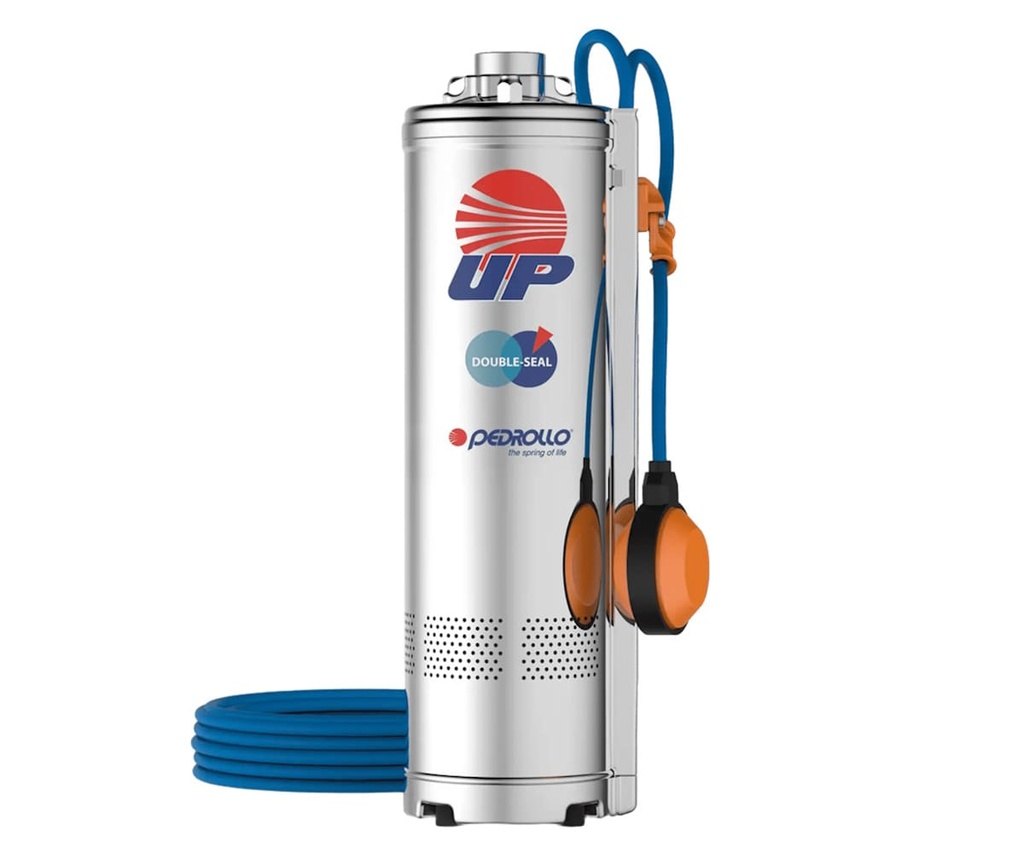 Motobomba Lapicero 4" 1.5Hp 220V 1F 1.25" Pedrollo Upm2/3