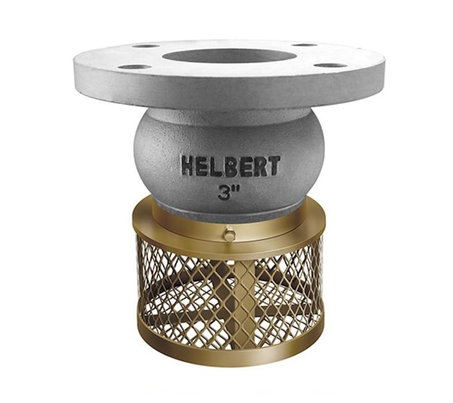 [HEVP150] Valvula de Pie 6" Aluminio Helbert Hevp150