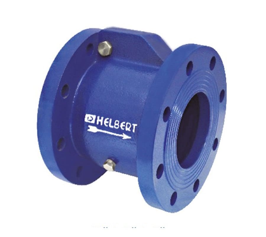 [HICH150] Valvula Cheque Cortina 6" Hierro Gris Helbert HICH150