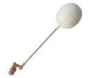 Valvula Flotadora Rosca Hembra Completa 1/2" Laton Bola Plastica Blanca Helbert Hkhf012N