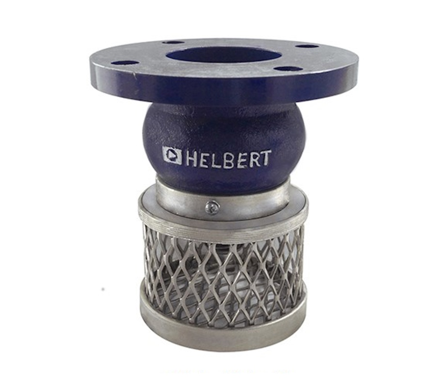 [HECG100] Valvula de Pie 4" Bridada Hierro Helbert Hecg100