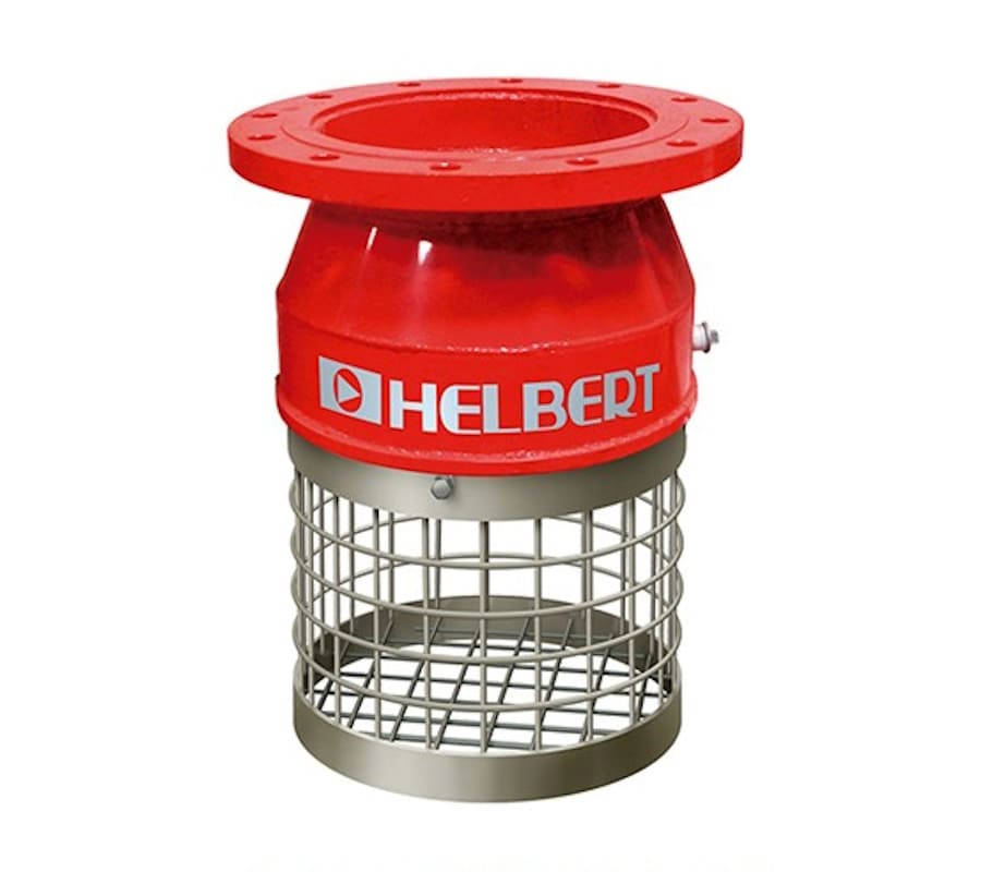 Valvula de Pie Acero 12" Helbert Heva300