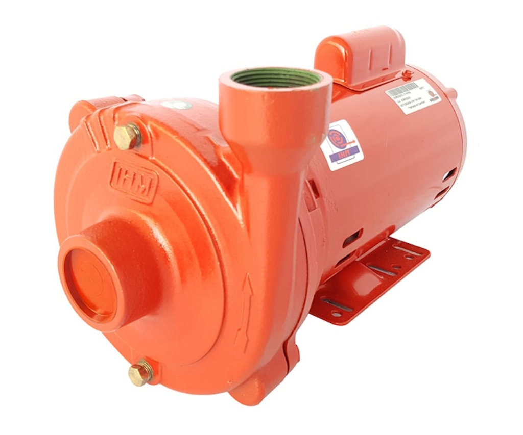 Motobomba Centrifuga 2Hp 220V 1F 1.5X1.5" IHM Hy-Flo 15H-2MW Rss