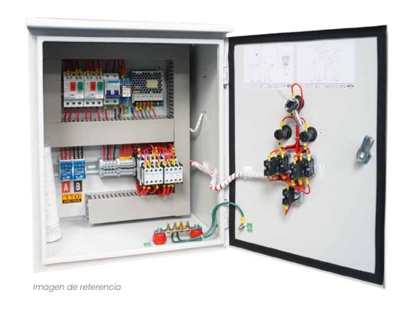 [EA-TPC-2- 7,5-2] Tablero Arranque Directo 2 Bombas 7.5Hp 1F 220V  