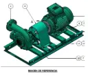 Motobomba Centrifuga 30HP Eje Libre 3X3" Barnes OU 3 2