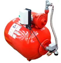 Equipo de Presión 1 Bomba 1.5Hp 110/220V 1F 30-50Psi / Tanque Membrana 100Lts Horizontal 97614A01C1