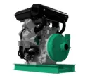 Motobomba Centrifuga 27Hp Diesel 2X1.5" Barnes Gd 1.5D 270-Hf-E