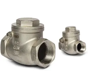 [T316] Valvula Cheque Cortina Acero Inox T316 NPT 1/2"