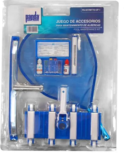 [PA-KIT/MTTO-5P-1] Kit Aseo Piscina: Carro Aspirador 8 Ruedas, Cepillo 18" Comparador Nasa Y Termome PA-KIT/MTTO-5P-1