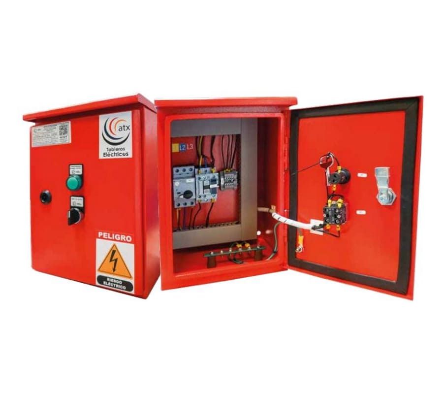 [TBET1B1.5] Tablero Contraincendio Bomba Jockey 1.5Hp  Estrella Triangulo Certificado RETIE