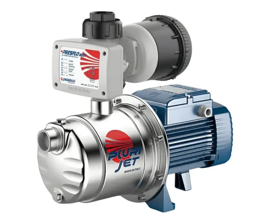 [3-2-32] Equipo de Presión 1 Bomba Plurijetm4/80 0.85Hp 220V 1F con Regulador Electrónico de Presión Presflo Multi Pedrollo Multipump