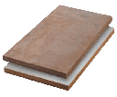 Placa Aislante Lana Mineral  Rigida Sin Foil  0.61X1.22 Mts  100Kg M3 Espesor 1"