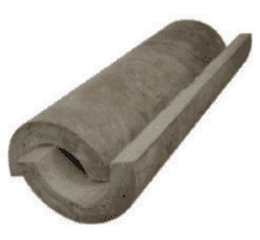 [42519010] Cañuela Aislante Lana Mineral Sin Foil 91cm 4"x1-1/2"                 