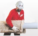 Manta Aislante Lana Mineral Para Tuberia Con Malla Diametro 12" Espesor 3"
