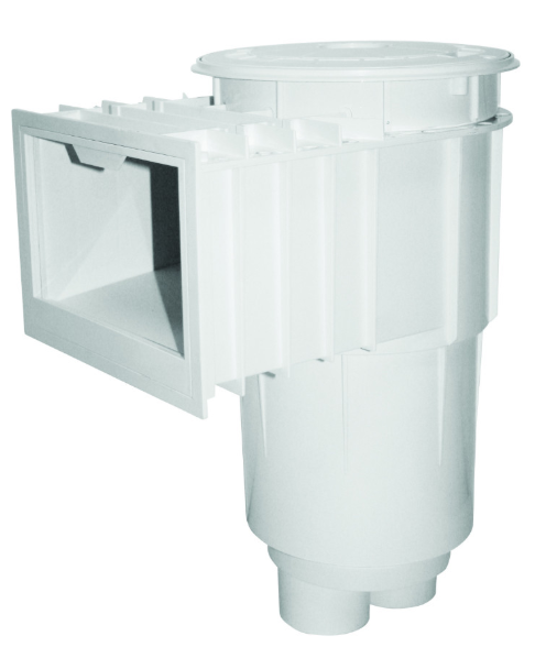  Desnatador de empotrar en concreto 2" x 2" pvc 012-002-A-016 