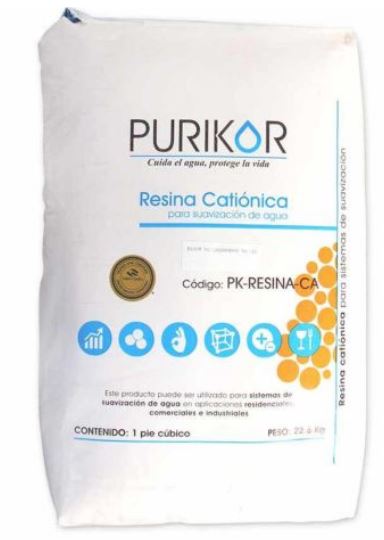 [PKRES] Resina Catiónica Para Suavizadores PuriKor 22.6Lt PKRES