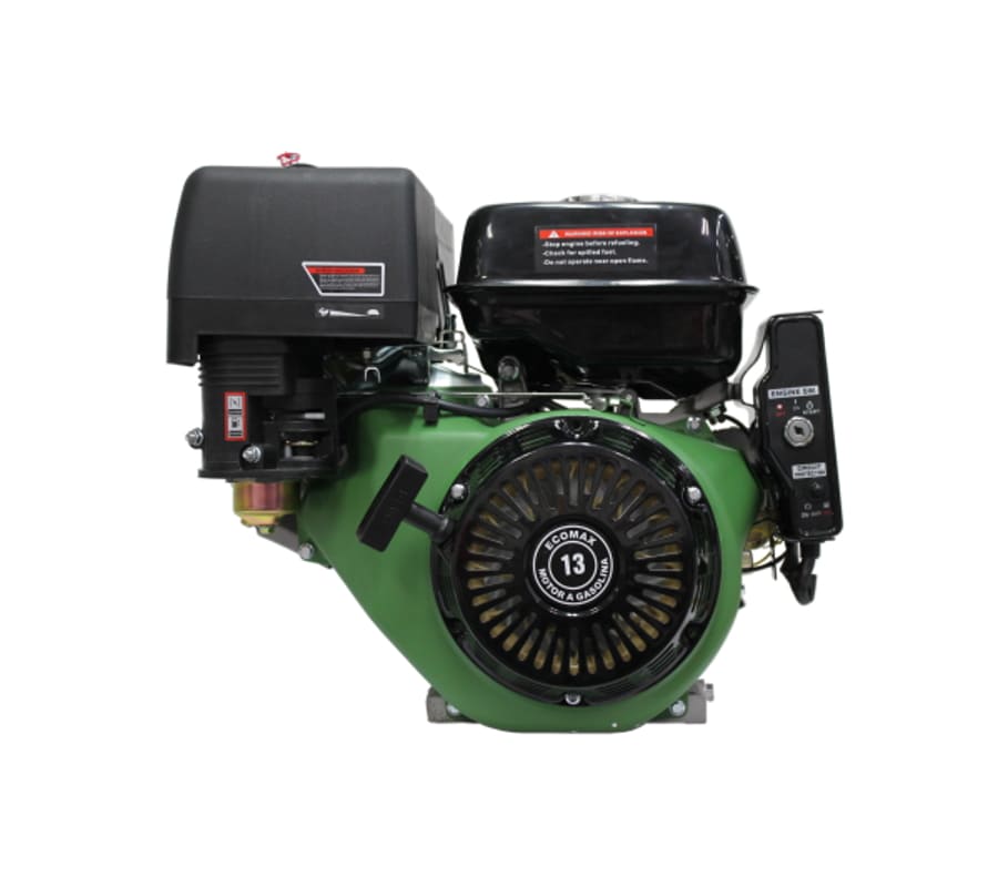 [ME390 PQE]  Motor Ecomax Gasolina Cuña-Rosca 13hp 4 Tiempos 3600rpm ME390 PQE 