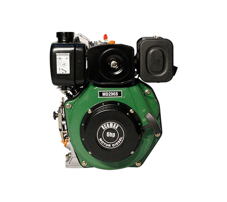  Motor Ecomax Diesel Cuña 6hp 1800rpm MD296S-G 