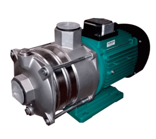 [E0775] Motobomba Multietapas H 3Hp 220-440V 3F 1.5X1.5" Barnes Vhse 8 2.5-30 Hf