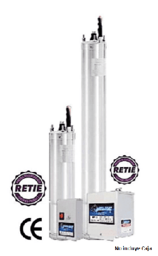 [MSQA4 31230] Motor Lapicero 4" 3Hp 220V 1F  4X1.5" Sin Caja  Aquapak   MSQA4 31230