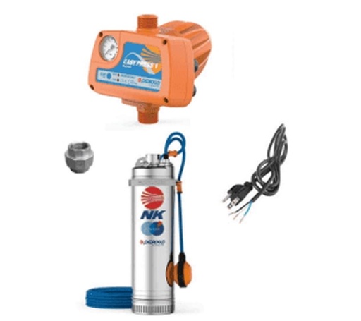 [3-2-39] Equipo De Presión 1 Bomba Nkm2/3 1Hp 220V 1F Con Regulador Electrónico De Presión Easypump-Ep I Pedrollo