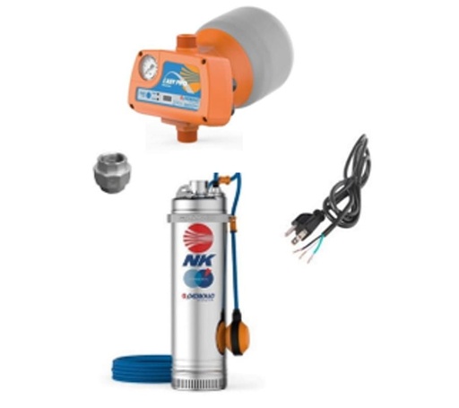 [3-2-65] Equipo De Presión 1 Bomba Nkm2/3 1Hp 220V 1F Con Regulador Electrónico De Presión Presflo-multi Pedrollo