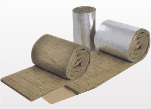 [43521004] Rolloflex Aislante Lana Mineral Sin Foil    0.61Cmx2.44Mt 64Kg M3 Espesor 4"