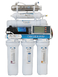 [PKRO100-6UVPM] Sistema De Osmosis Inversa Con Uv6 Etapas En Punto De Uso Con Medidor Pkro100-6Uv