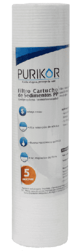 [PKCPP2.5X20X20] Filtro De Polipropileno Termofusionado 2.5" X 20" X 20 Micras PKCPP2.5X20X20