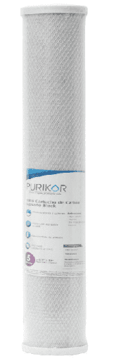 [PKCCTO2.5X20X5] Filtro De Carbón Activado Block 2.5"X 20"X 5 Micra Pkccto2.5X20X5