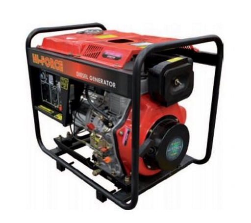 [E0338] Planta Electrica 4.6Kva Diesel Motor Hi Energy 10Hp Arranque Electrico Dg5500Cle